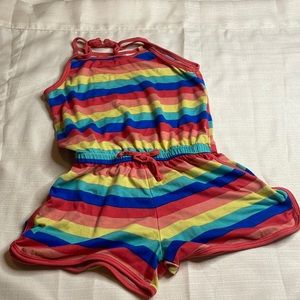 Rainbow Colored Romper